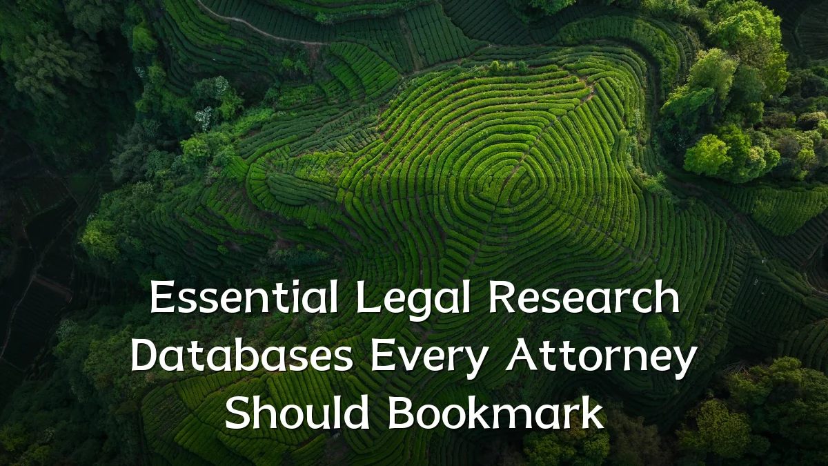Essential Legal Research Databases Every Attorney Should Bookmark