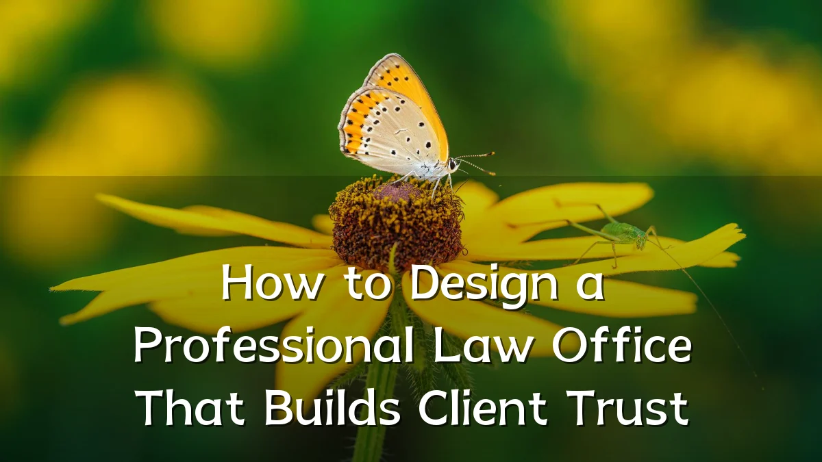 How to Design a Professional Law Office That Builds Client Trust
