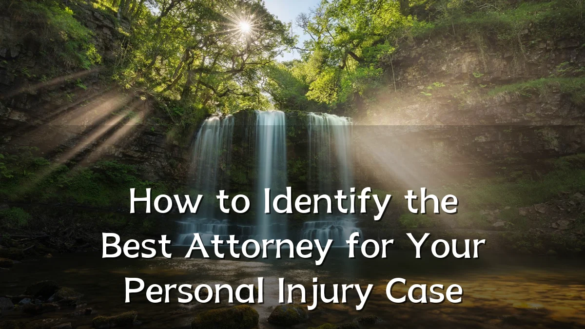 How to Identify the Best Attorney for Your Personal Injury Case