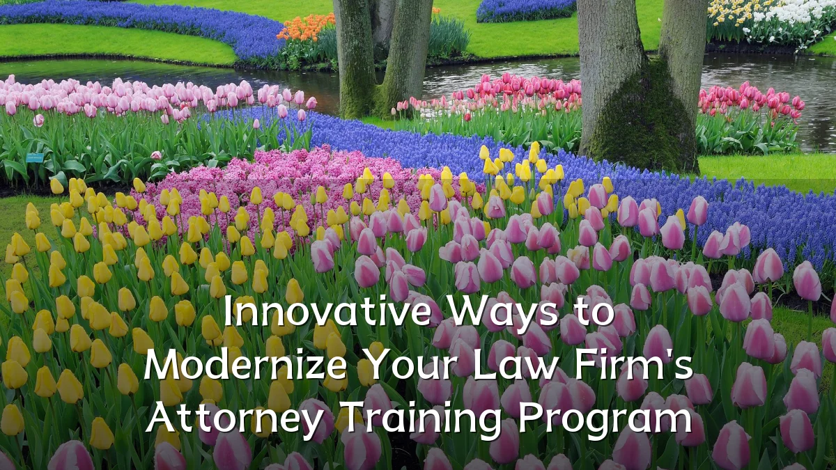 Innovative Ways to Modernize Your Law Firm's Attorney Training Program