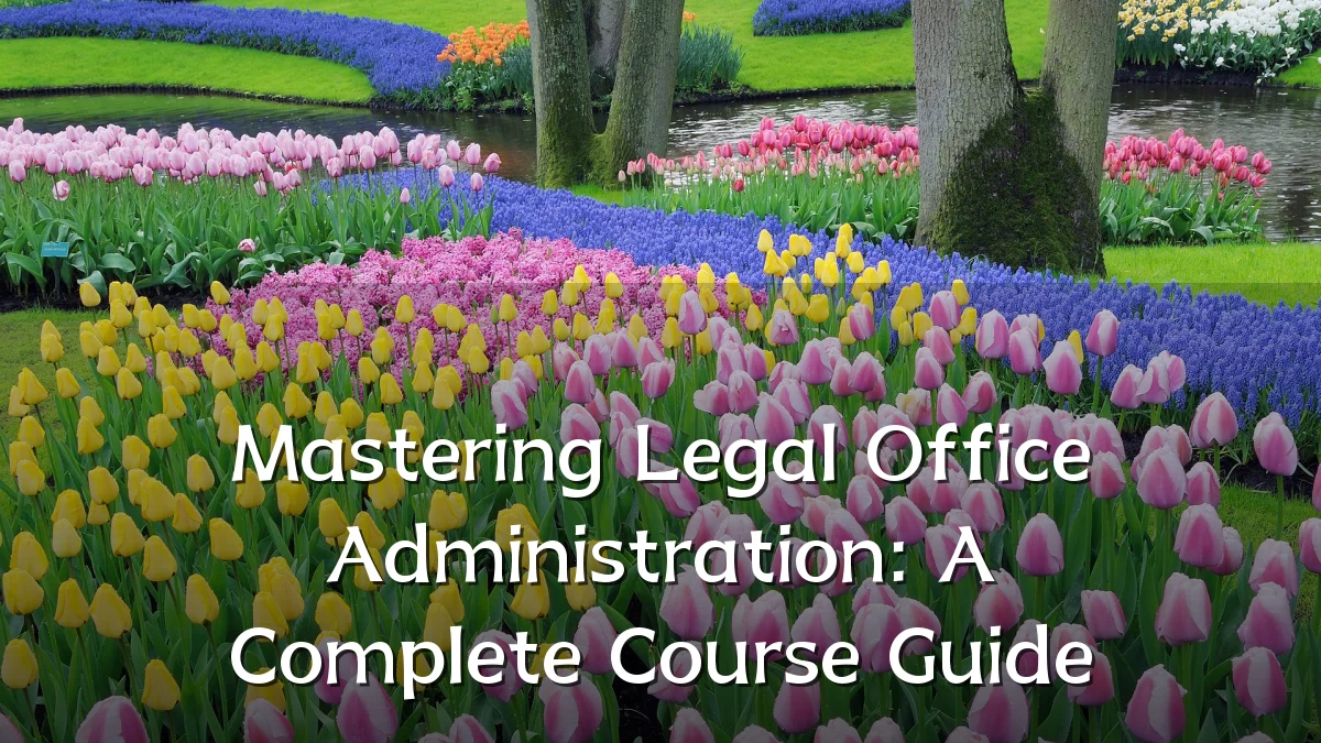 Mastering Legal Office Administration: A Complete Course Guide