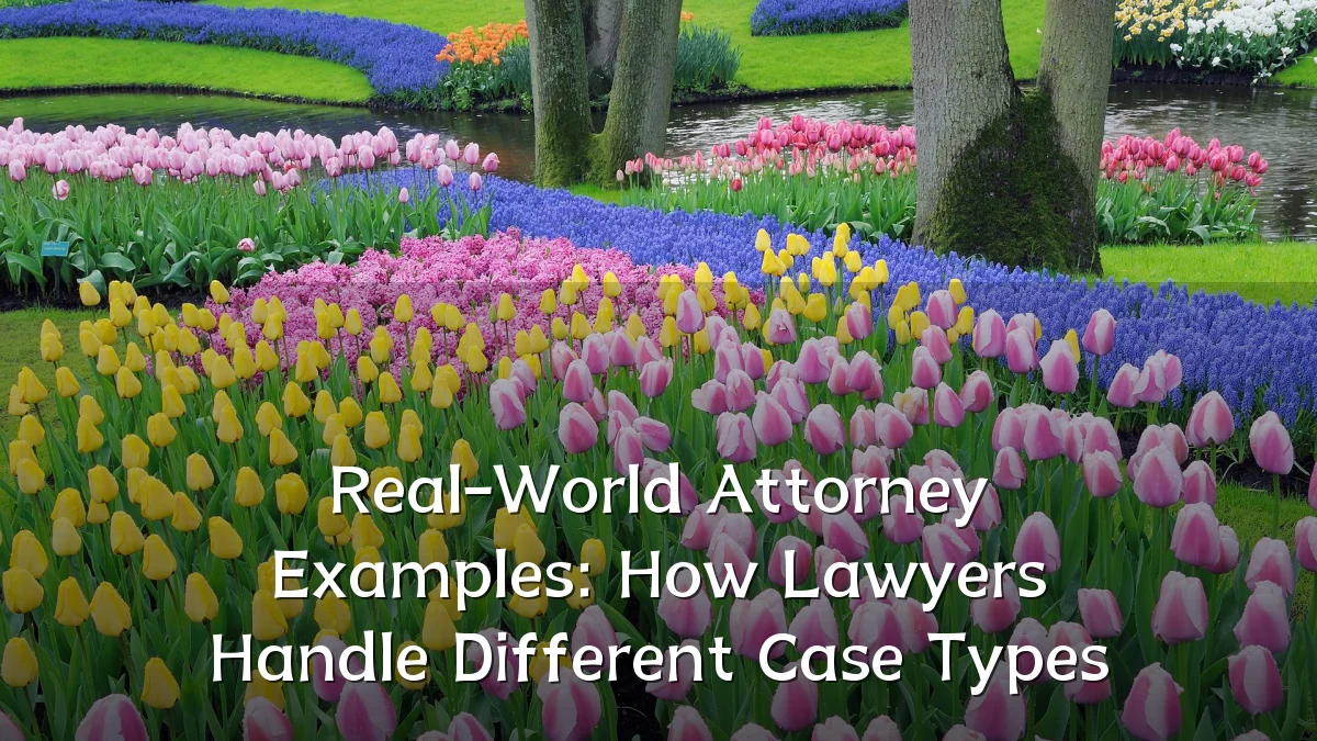 Real-World Attorney Examples: How Lawyers Handle Different Case Types
