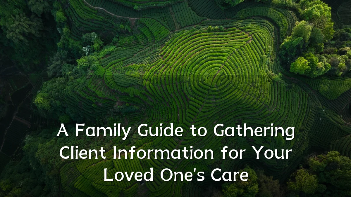 A Family Guide to Gathering Client Information for Your Loved One's Care