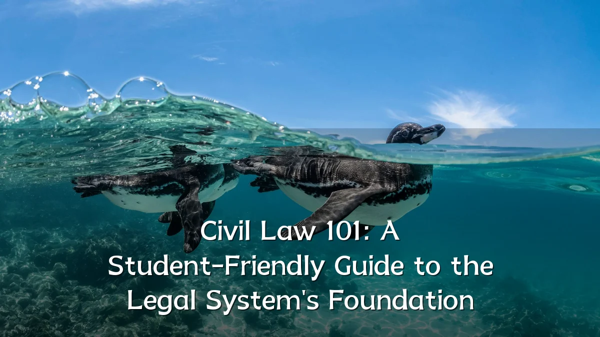 Civil Law 101: A Student-Friendly Guide to the Legal System's Foundation