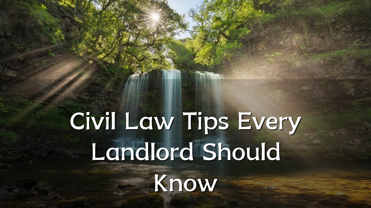 Civil Law Tips Every Landlord Should Know