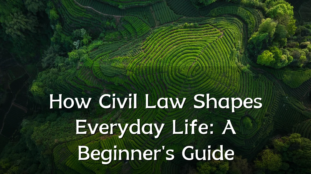 How Civil Law Shapes Everyday Life: A Beginner's Guide