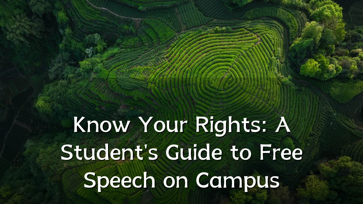Know Your Rights: A Student's Guide to Free Speech on Campus