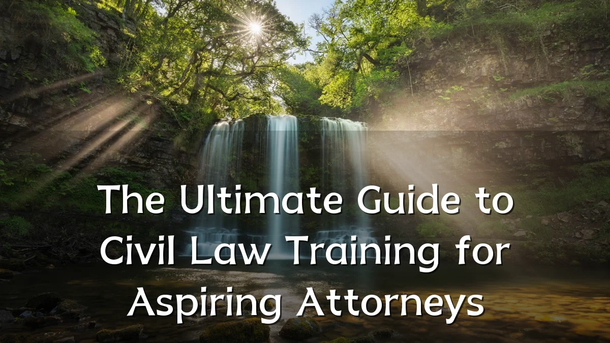 The Ultimate Guide to Civil Law Training for Aspiring Attorneys