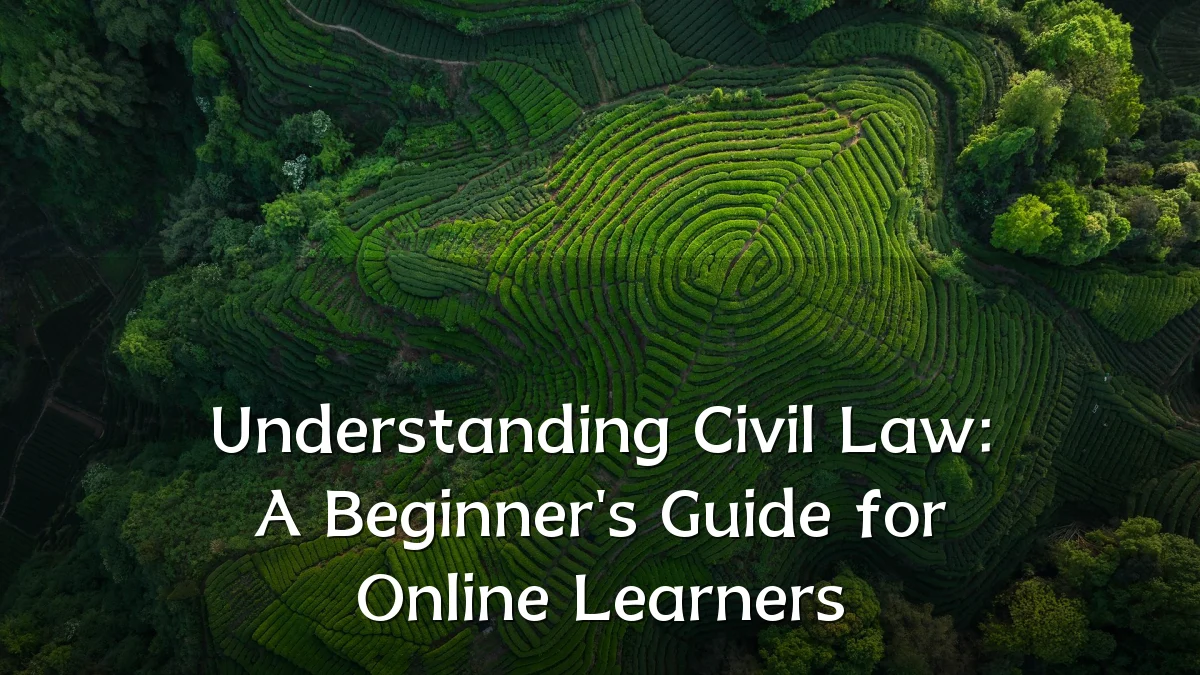 Understanding Civil Law: A Beginner's Guide for Online Learners