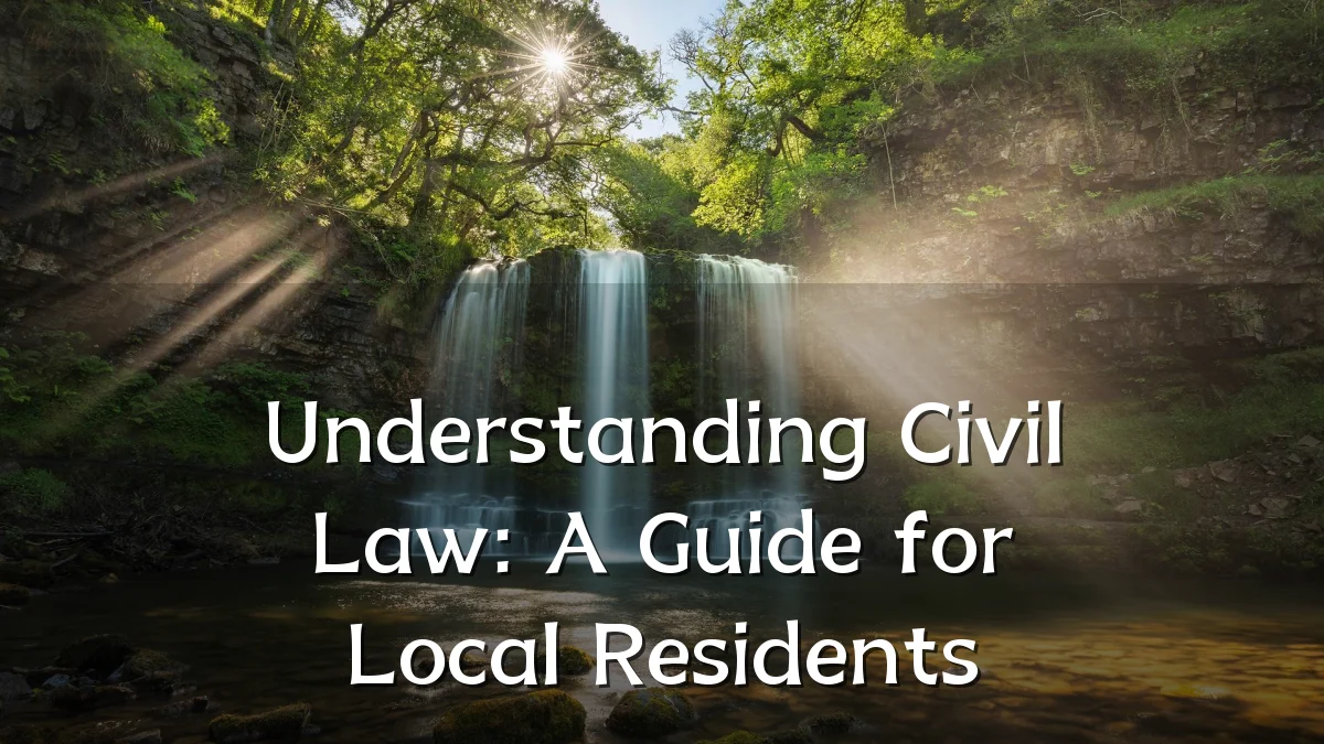 Understanding Civil Law: A Guide for Local Residents
